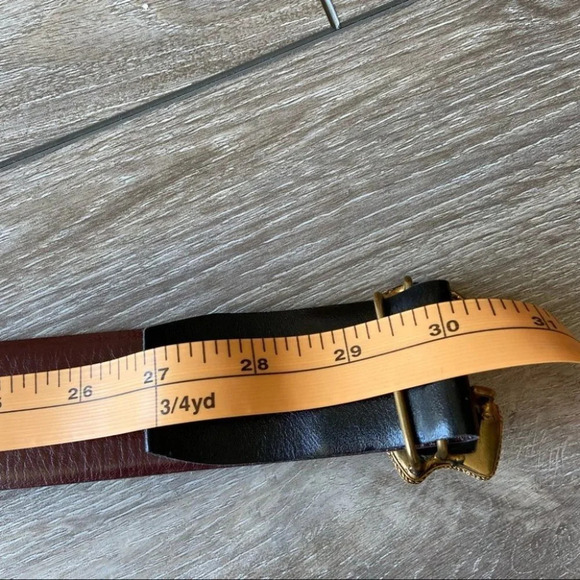 Vintage Antique Elephant Head Leather Waist Belt - Picture 13 of 16